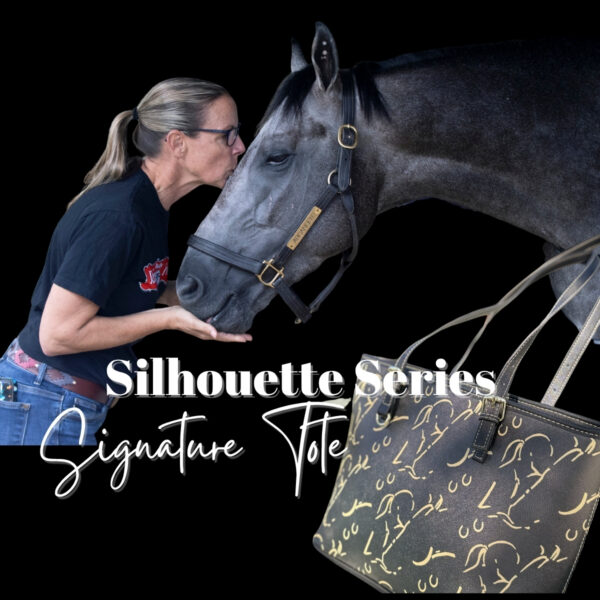 Silhouette Series Signature Tote by Jena Antonucci featuring Arcangelo-inspired silhouette print