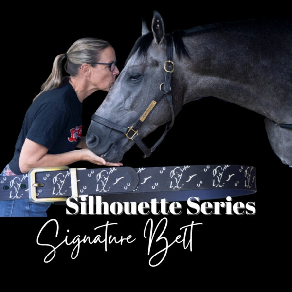 Silhouette Series Signature Belt by Jena Antonucci inspired by Arcangelo and the historic Belmont Stakes victory