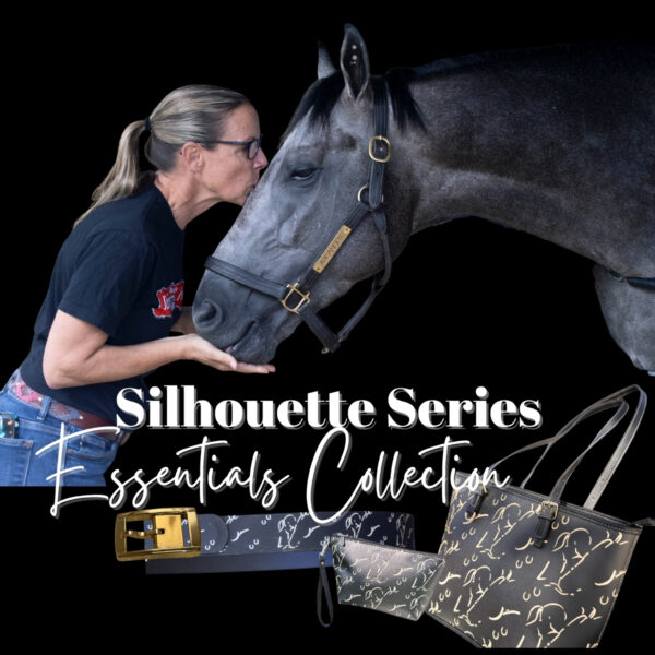 Silhouette Series Essentials Collection featuring the Signature Tote, Signature Belt, and Signature Clutch from the Jena Antonucci Collection