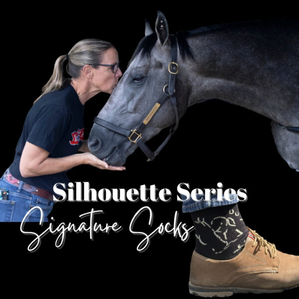 Silhouette Series Signature Socks by Jena Antonucci featuring Arcangelo-inspired silhouette design